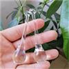 Artsim Lampadario pendenti con prismi di cristallo 10PCS 20x80mm Lampadario in cristallo trasparente con perline pendenti Parti di ricambio per lampade di illuminazione a c