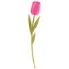 VESTA Fiore decorativo Funny Flowers - Tulipano - 8,1xH42 cm - Cristallo acrilico - Made in Italy