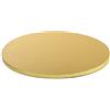 Dream' s Party Piatto SottoTorta rigido vassoio TONDO Ø 40cm - CAKE BOARD ORO - altezza 1,2cm- ideale come decoro per trasportare e portare torte decorate con il cake design e con sculture in pasta di zucchero