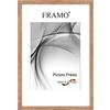 FRAMO Cornice foto 24 x 32 cm in legno massello | Rustico-Marrone | Colore/dimensione selezionabile | cornici per manifesti | Puzzle | Poster | N°079