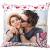 SeeSee Cuscino Personalizzato con Foto, Cuscino San Valentino Personalizzato [CON IMBOTTITURA] Cuscino con Foto e Testo Fronte Retro, Personalizzata Idea Regalo, Regali per Lei, Regalo Fidanzato - 20 x 20 cm