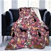 Chickwin Chickw11 Coperta di Flanella, 3D Animale Stampa Morbida Leggera Pile Coperte Calda Coperta Tutte Le Stagioni Multifunzionale per Divano o Letto Singolo e Matrimoniale (Fiore,150x220cm)