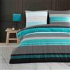 Buymax® Copripiumino Matrimoniale 200x220 100% Cotone 3 Pezzi Copripiumino - Set Biancheria da Letto 200 x 220 cm con 2 Federe 80x80 cm, Copripiumino Renforcé ÖKO-TEX con Cerniera