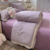 Odot Trapunta Piumino Estivo Reversibile, 4,5 Tog Cotone Trapuntino Copriletto Leggera Primaverile Coperta Trapuntatura Morbido per Letto Matrimoniale (Fiori eleganti,200 * 230cm)