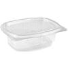CF CARTA INGROSSO E DISTRIBUZIONE 50 vaschette di plastica trasparente con coperchio unito per alimenti (250g)