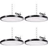 JINABLOSSY Faretto LED UFO 200W, 6000K 20000LM 252 LEDs Lampada UFO Industriale Bianco Freddo High Bay IP65 Impermeabile Officina per Garage Magazzini Fabbrica Stadio Coperto