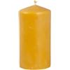 BeesWax - Candele artigianali 100% cera d'api naturale, senza fumo, stoppino in cotone, lunga durata, 6 misure, idea regalo e decorazione, Made in EU (Dimensione L: ca. 13,5 cm x 6,5 cm)