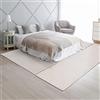 Floordirekt Dynasty - Set di 3 passatoie in Velluto per Letto Singolo, 67 cm, L: 1 x 250 cm + 2 x 140 cm, Colore: Crema