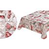 Generico Tovaglia Plastificata Rettangolare Antimacchia, Copritavolo Quadrato Moderno in PVC, Per Decorazioni Casa, Giardino, Feste di Compleanno (140_x_160_cm, Floreale)