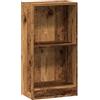 vidaXL Libreria Legno Antico 40x24x76 cm in Truciolato, scaffale per Libri, scaffale, scaffale Contenitore, armadietto portaoggetti