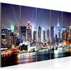 Runa Art Quadro New York City Stampa D'Arte Tela Non Tessuta Decorazione Murale Soggiorno Camera Da Letto 605556a