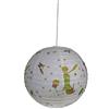 Niermann Standby Lampada di carta per cameretta dei bambini, con LED dimmerabile, paralume a forma di principe piccolo, lampada a sospensione con sospensione