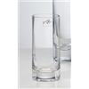 Sandra Rich Vaso in vetro Solifleur trasparente, cilindrico, 12 cm, Ø 6 cm, Cold Cut