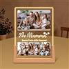 HOBULL Regalo Festa Della Mamma Idee Regalo, Luce Notturna Regali Festa Della Mamma Originali Personalizzata con Foto e Messaggio, Personalizzato Regali Compleanno per Madre, Nonna, Donna