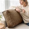 Aocase Schienale Divano Cuscino, Cuscino da Lettura per Letto, Schienale Regolabile e Fodera Lavabile, Grande Cuscino da Parete con Supporto Lombare,Camel,100×45×12cm