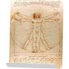 My Custom Style Poster Locandina Stampata su Carta Fotografica 200gr. #Arte-Uomo Vitruviano Leonardo#. 40x50cm