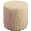 uyeoco Copri Pouf Fodera Poggiapiedi Rotondo/Quadrato/Rettangolare Copripoggiapiedi Elastico 50x50/40 x 40 Cover Sgabello Copertura Protettiva per Ottomana (Color : U, Size : 50x50cm)