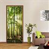 oxiang 3d Adesivi Per Porte Foresta Murale Autoadesivo Decorazione Della Casa Adesivi Murali Soggiorno Camera Da Letto Adesivi Artistici Rimovibili-90x200 cm