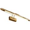 LEDMOMO - Lampada da specchio da 50 cm, impermeabile, in bronzo, lampada da specchio per bagno, illuminazione (luce bianca)