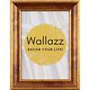 Wallazz Cornice Portafoto in Legno Pregiato - Made in Italy - Vetro Sintetico Infrangibile Crilex - Disponibile in Diverse Varianti - Design Italiano e Qualità Artigianale,40x60cm profilo Rosso