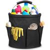 BlyeMichdi Organizer Prodotti Pulizia 17 L, Cesto per la Conservazione dei Prodotti per la Pulizia, Carrello Pulizie con Manico, Borsa per Attrezzi da Giardino, Cestino Pulizie Pieghevole per Casa Condomini