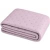 Tata Home Trapuntino Matrimoniale Autunnale Primaverile Copriletto Trapuntato Imbottito Mezza Stagione Extra Morbido Misura 250x250 cm Mod. Soft Colore Lilla