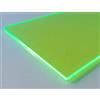 alt-intech Lastre Acrilico 1000 x 500 x 5 mm Fluorescente Verde Piastra Acrilico Fluorescente