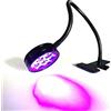 AMAZWI Lampada UV a clip da 70 W Olio verde Inchiostro adesivo senza ombre Lampada for la manutenzione del telefono cellulare Verifica delle banconote Polimerizzazione dell'adesivo UV(1_395nm)