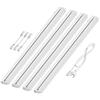 ledscom.de Luce LED sotto il mobile LIWO 91cm, girevole, 1444lm ciascuno, bianco caldo Set di 4