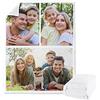 Lehaha Coperta personalizzata da collage di foto per bambini o adulti,coperte flanella per animali domestici personalizzate con foto per ragazzi e ragazze, regalo compleanno per famiglia(150x200cm)