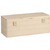 Gruppo Stefanelli Cassetta in legno per bottiglie Magnum 3 lt (art 377) misura int. cm 37x14x14 ferma bottiglia incluso | Non idonea per Magnum di Spumante o Borgognotte. Utilizzabile solo con bottiglie Bordolesi.