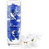 Maverton Vaso decorativo per fiori - cilindrico in vetro - incisione personalizzata - dimensioni H 26,5 cm x Ø 8 cm circa - idea compleanno - pensiero speciale per donna - colomba
