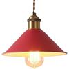 CHUNGYANG Lampade A Sospensione in Metallo,Lampadario Piccolo Colorato Macaron Industriale Vintage,Lampada A Sospensione Semplice da Soffitto E27 Ad Altezza Regolabile,Lanterna Decorativa Artigianale