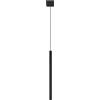 SEMANHUAOZ SEMANHUA 1 Lampada a sospensione a soffitto | Design moderno con paralume cilindrico in metallo | Lampadina G9 sostituibile, 1 x 4 W | Acciaio Con (Color : Negro, Size : 8 x 8 max.100)