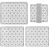 IlGruppone Set 4 Pezzi Tappetini per Lavello Scolapiatti Gocciolatoio Flessibile in PVC Accessori Cucina Protettivo Antifraffi Lavandino Cucina Prodotto Italiano - Grigio