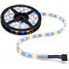 aixi-SHS 5m Striscia LED RGBW 12V 5050 RGB Bianco Caldo 300 LEDs Impermeabile IP67