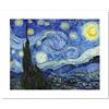 Niik Stampa notte stellata di vincent van gogh 80 x 65 cm falso d'autore su tela