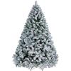 ROTEX Albero di Natale innevato ad Apertura Rapida ad Ombrello Super folto cm 270