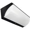 Silamp Applique a parete 30w LED Nera 220V IP65 per Esterno Switch 3000k-4200k-6400k