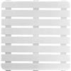 Lega 836100 Pedana Doccia in Plastica Bianca, Cm 58 x 58
