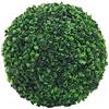 Decovego Bosso artificiale, forma sferica, Buxus, pianta finta per decorare ambienti interni ed esterni, 8-55 cm di diametro, 028