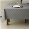 Corredocasa Tovaglia da Tavola Antimacchia No Stiro Idrorepellente in Tessuto Impermeabile Facile da Pulire e da Lavare Ottima qualità Varie Misure Vari Colori (Grigio, 18 Posti 140x360 cm)