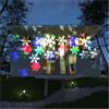 JVDDI Luci del proiettore Lampada solare for proiettore di nevicate in movimento for esterni IP65 con luce solare da discoteca con fiocco di neve di Natale for decorazioni di nozze for feste di Capodanno(Co