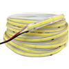 TOPXCDZ 220V Striscia LED COB, luci nastro flessibili, intelligente senza necessità di driver, 296 LED, illuminazione lineare RA90, bianco caldo bianco, 6000K, 5m
