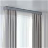 Onxyrbyte Scatola per Tende per Tende in Alluminio Senza binari,Pannello mantovana per Montaggio a soffitto,Mantovana Decorativa per Finestra a bovindo,per Finestre A Bovindo,Soffitte,Bagni