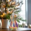 hvfun Zucca luminosa in vetro mercurio con timer, tonalità incantevoli alla luce del sole, centrotavola e decorazione da tavola per il Ringraziamento e Natale, 22,4 cm