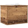 vidaXL Scatola portaoggetti in legno anticato 60x42x46 cm