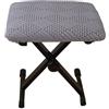 Generico Coprisgabello rettangolare,coprisgabello per pianoforte personalizzabile,coprisgabello universale elasticizzato per cambiare le scarpe,lavabile in lavatrice(55x35x4cm(22x14x2inch), Dark Gray)