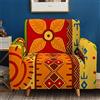 Sticker Superb 3D Bohemia Mandala Copridivano Collezione Copridivano Elasticizzato per Soggiorno Poltrona Divano Fodera per Divano Fodera Elastica Sofa Cover 1/2/3/4 Posti (Stile 5, 1 Posto 90-140 cm)