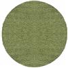 Teppium Moderno Tappeto Salotto 120 cm Rotondo Verde - Shaggy Tappeto per scendiletto Camera da Letto, Cucina y Soggiorno - Tappeto Morbido y Fluffy, Monocromatico, facile manutenzione